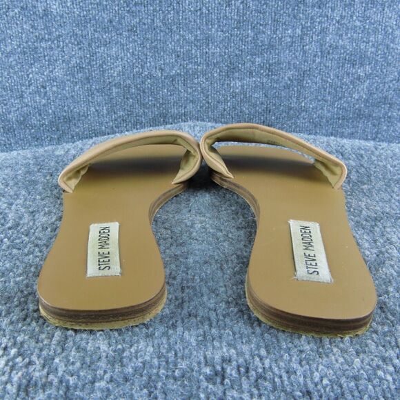 Steve Madden Isabel Women Slide Sandal‎ Shoes Size 8.5 Medium Beige Synthetic - Picture 5 of 10